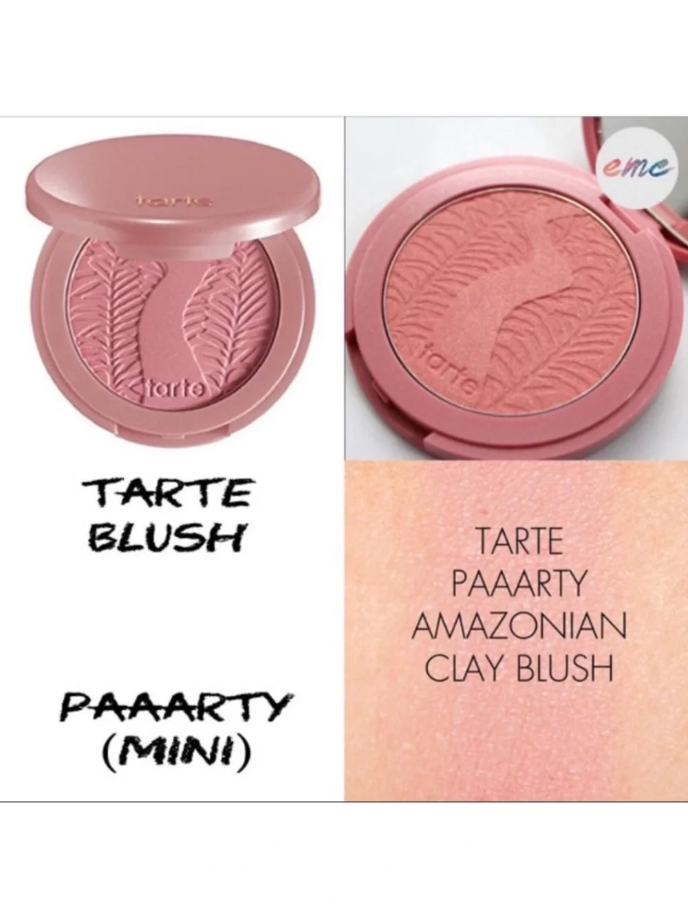 TARTE Amazonian Clay 12 Hour Blush Paaarty 1.5g / 0.05oz
